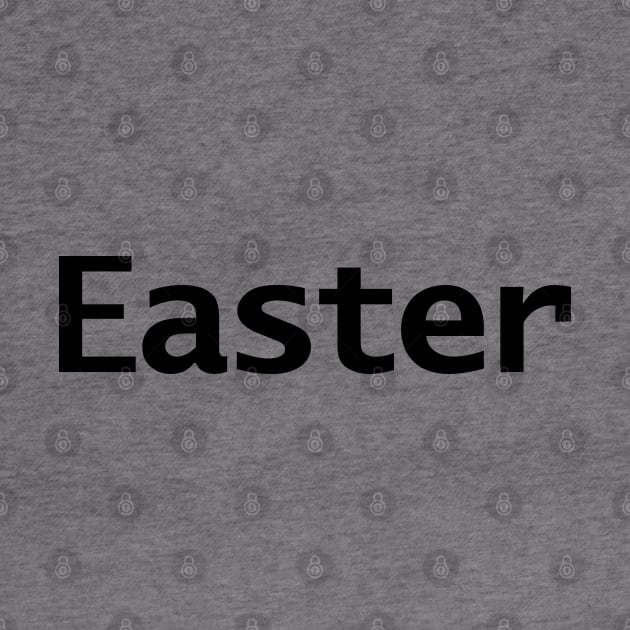 Easter Minimal Text Typography by ellenhenryart